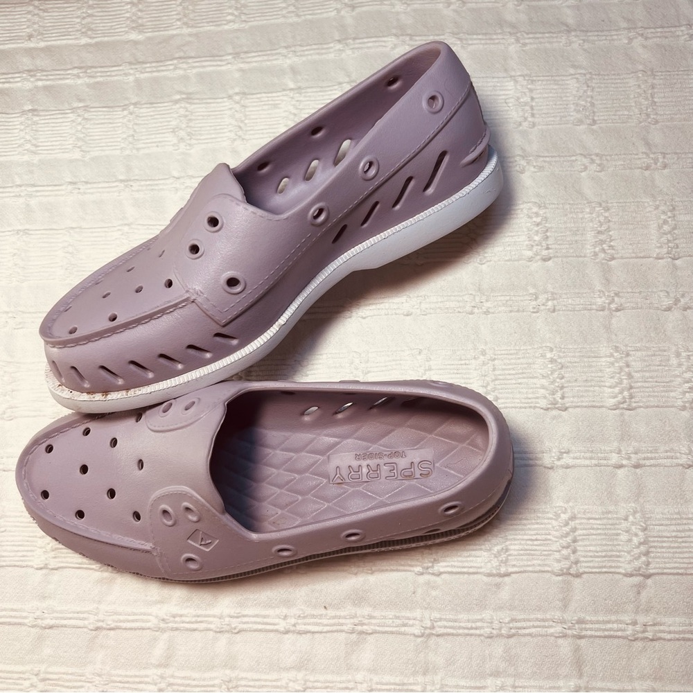 Sperry Lavender Top siders Slip-On Perforated Casual Shoes - Picture 6 of 6